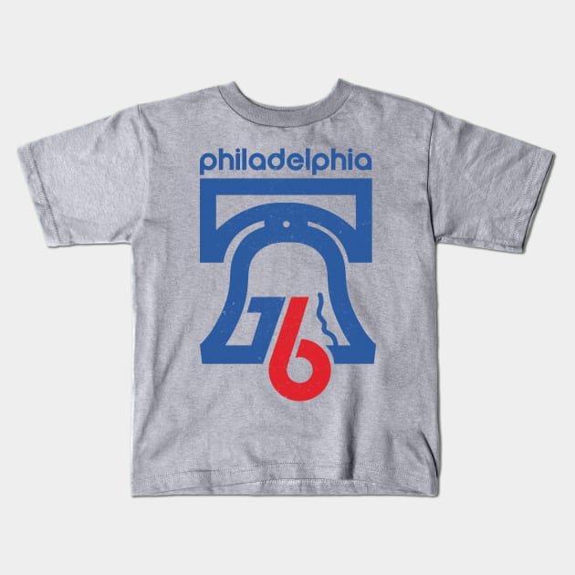 Retro 76 Bicentennial Hoops Tee Shirt Kids T-Shirt by generationtees